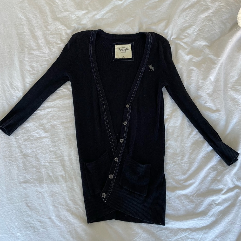 Navy cardigan
